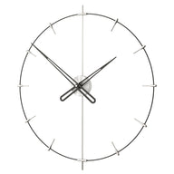 Massive Indicator Duvar Saati-Duvar Saati-M Clocks-Mat Krom-60cm-NowShopFun