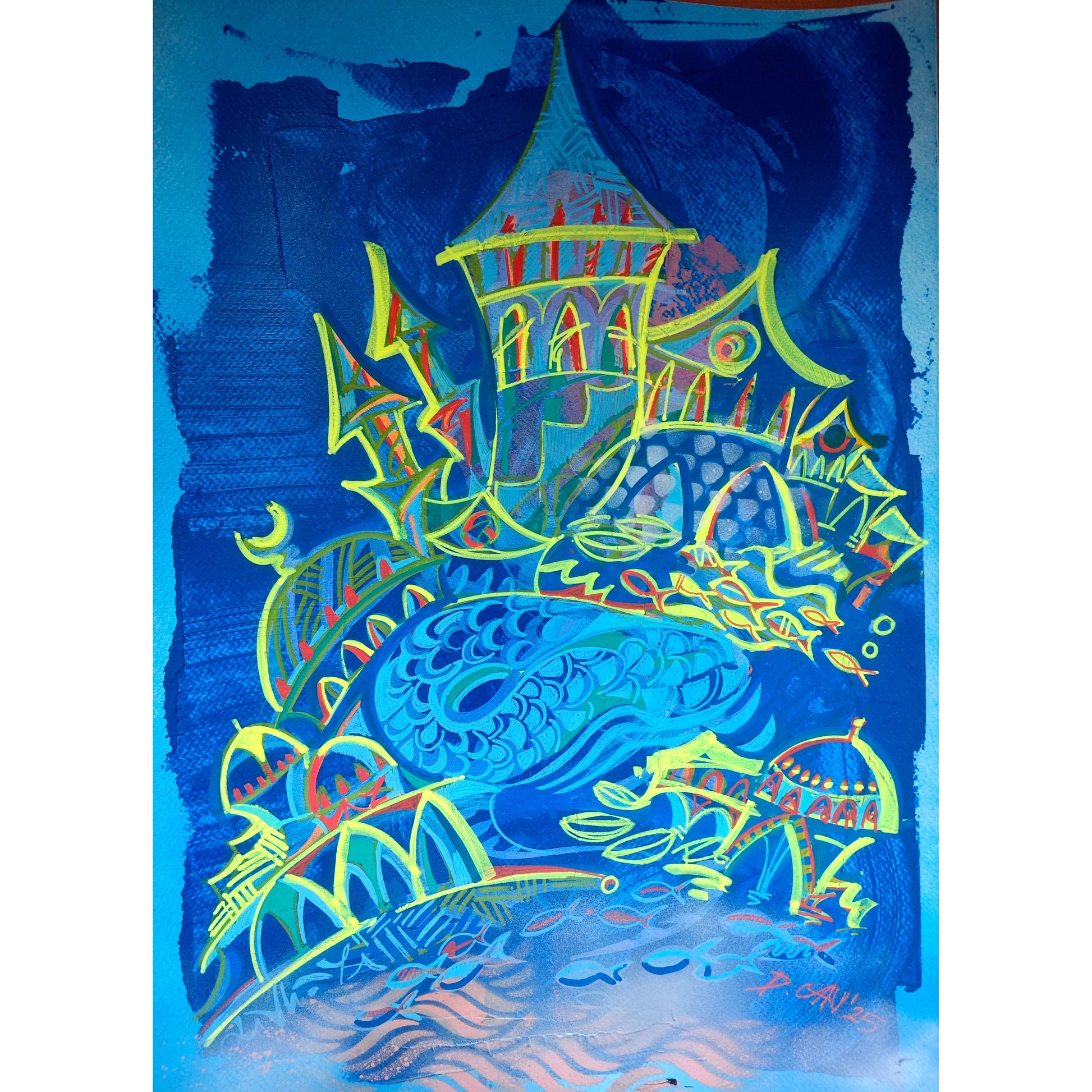 “Mavi Ejderha – İstanbul’Un Derin Nefesi” Tablo