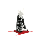 Meditating Cow - El Yapımı İnek Figürü