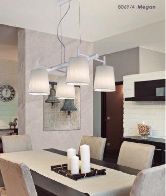 Megan Beyaz Sarkıt Avize