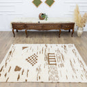 Meknes El Dokuma Moroccan Tarzı Yün Halı 140X191 Cm