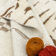 Meknes El Dokuma Moroccan Tarzı Yün Halı 140X191 Cm-Kilim & Halı-Soho Antiq-NowShopFun