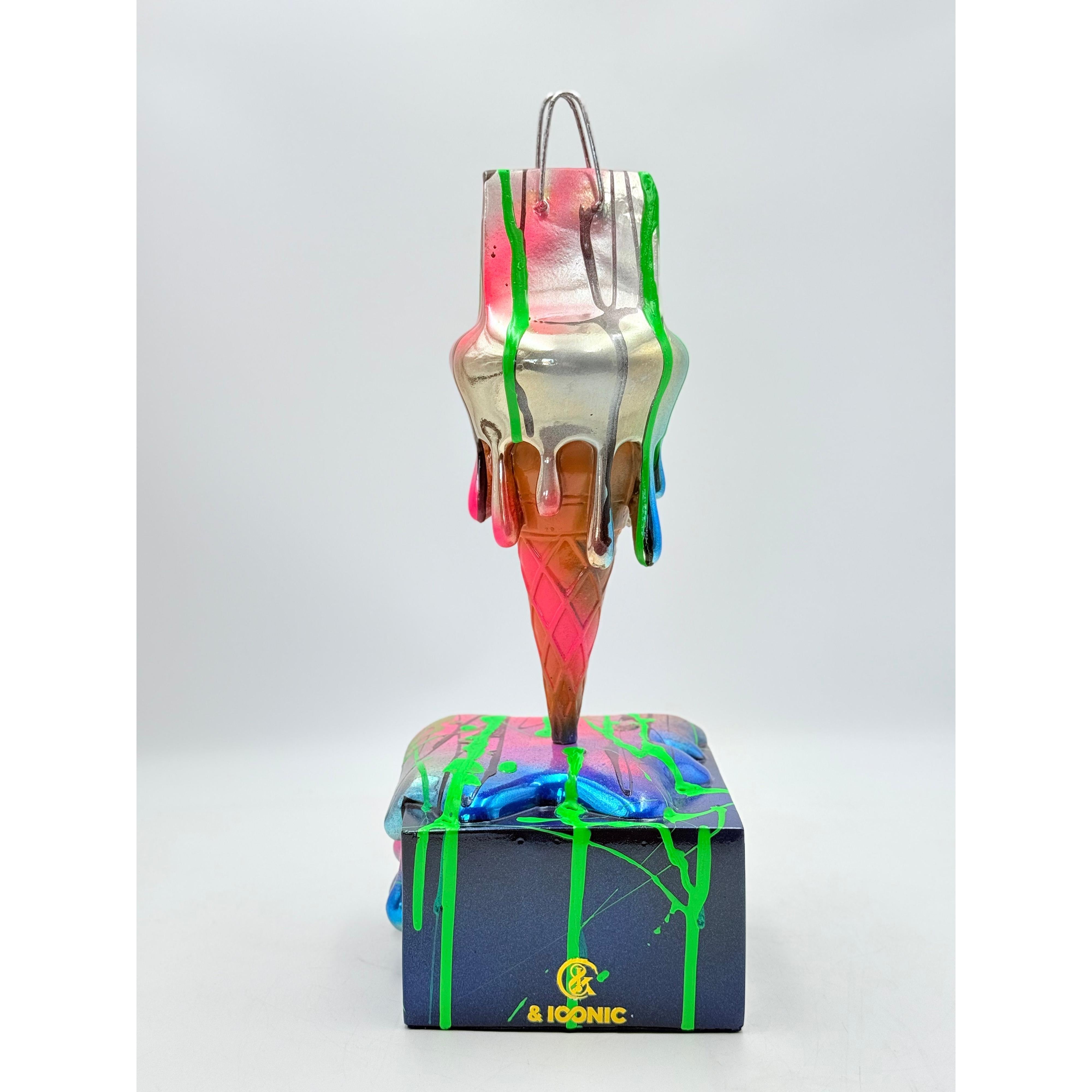 Melty Bag – Neon Drip Özel Tasarım Heykel
