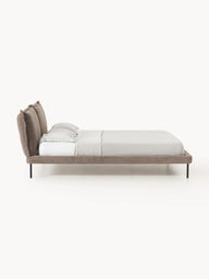 Melva Çift Kişilik Döşemeli Karyola Tedy, Bukle Döşemeli-Karyola-Innature Home-Açık Bej-140*200-NowShopFun