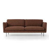 Melvin Kanepe | Modern Boucle Kumaşlı Koltuk-Koltuk-livingstore-180 Cm-Kahverengi-NowShopFun