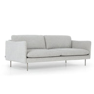 Melvin Kanepe | Modern Boucle Kumaşlı Koltuk-Koltuk-livingstore-180 Cm-Gri-NowShopFun