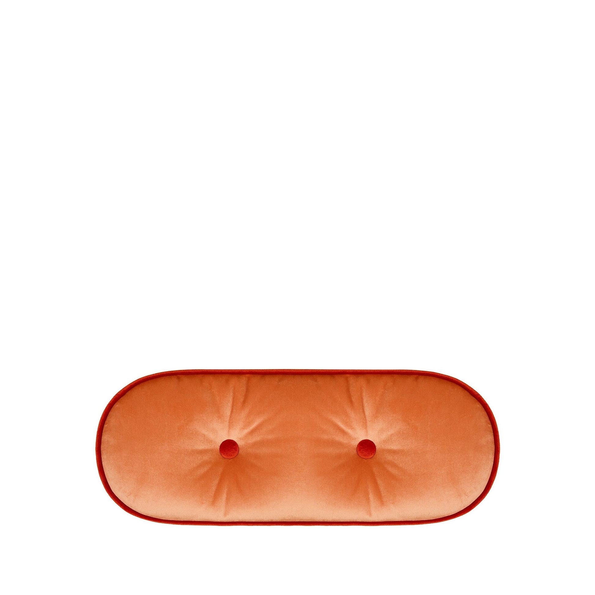 Mercan Kadife Kırlent Oval