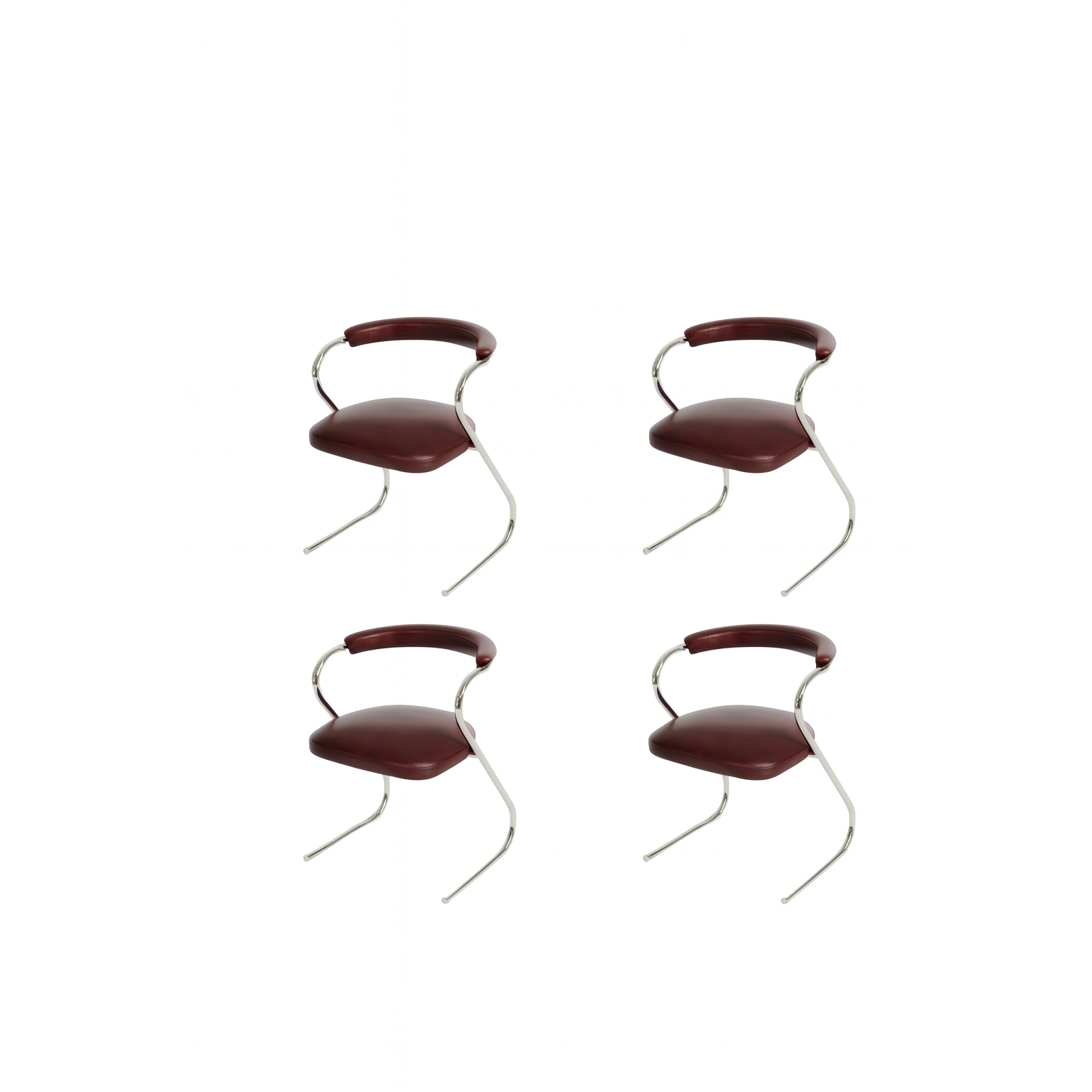 Merlo Sandalye Seti (4'lü)