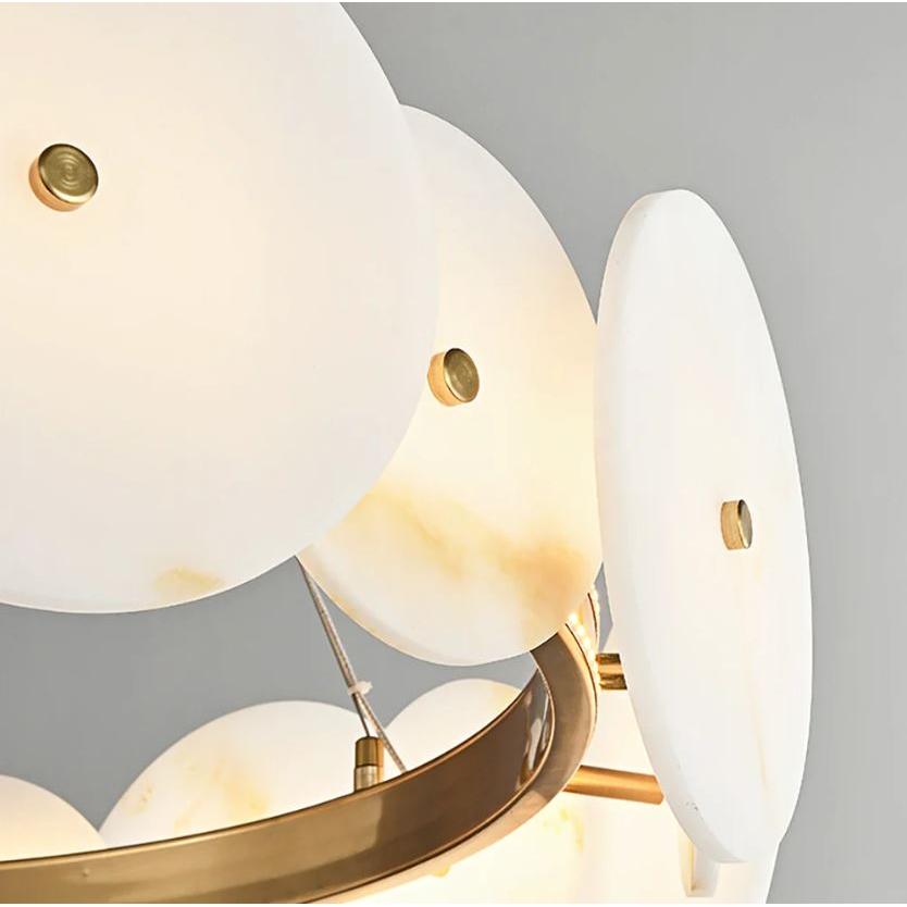 Mermer Daire Sarkıt Avize