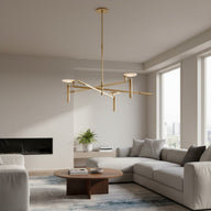 Mermer Detaylı Avize-Avize-Life Aydınlatma-Siyah-NowShopFun