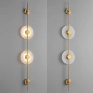 Mermer Led Uzun Metal Aplik