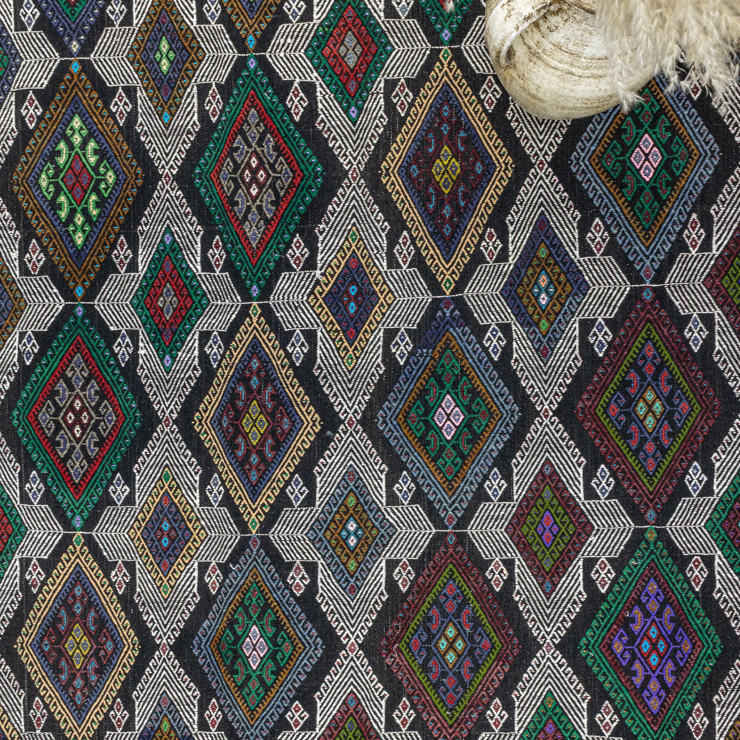 Meruert Geometrik Tasarımlı Cicim Kilim 169X323 Cm