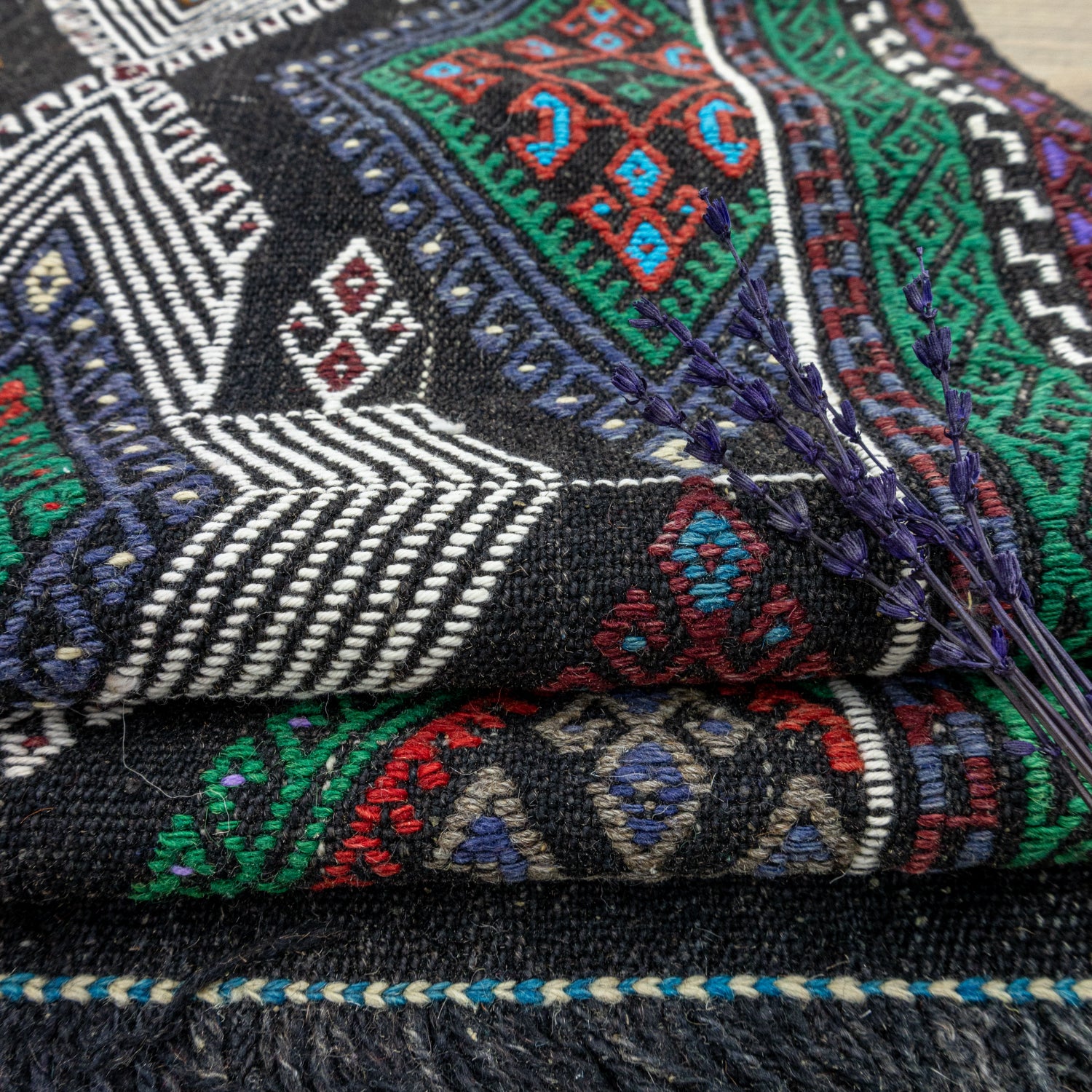 Meruert Geometrik Tasarımlı Cicim Kilim 169X323 Cm
