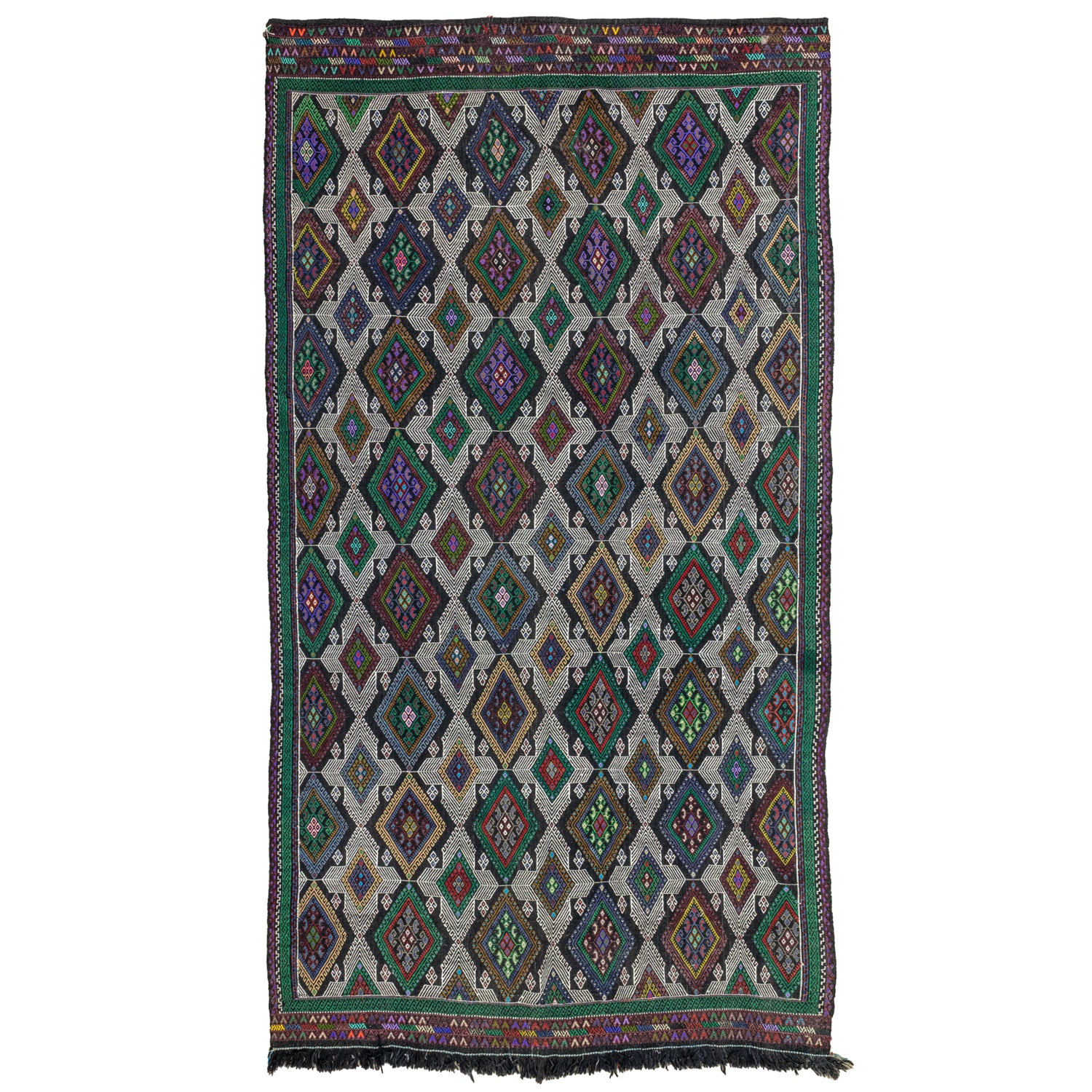 Meruert Geometrik Tasarımlı Cicim Kilim 169X323 Cm
