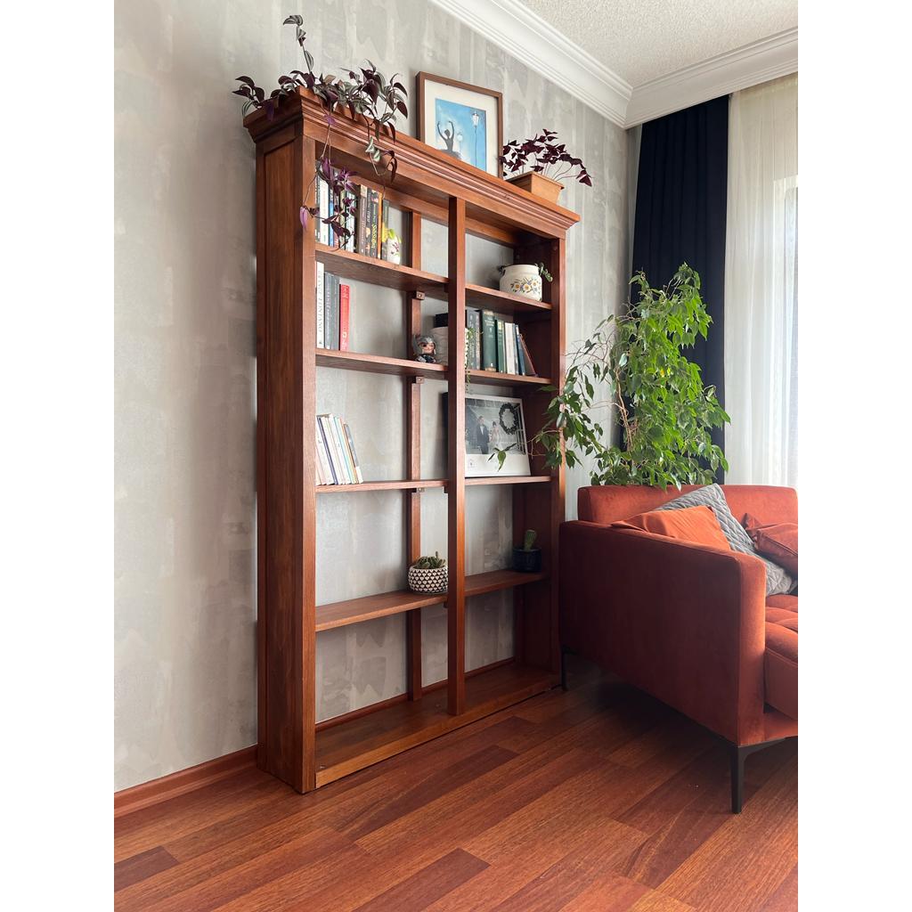 Merve Masif Ahşap Kitaplık