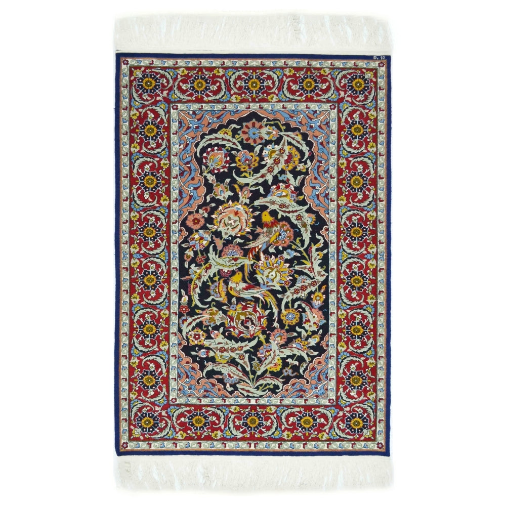 Mihrap Ve Kuş Desenli El Dokuma Hereke Halısı