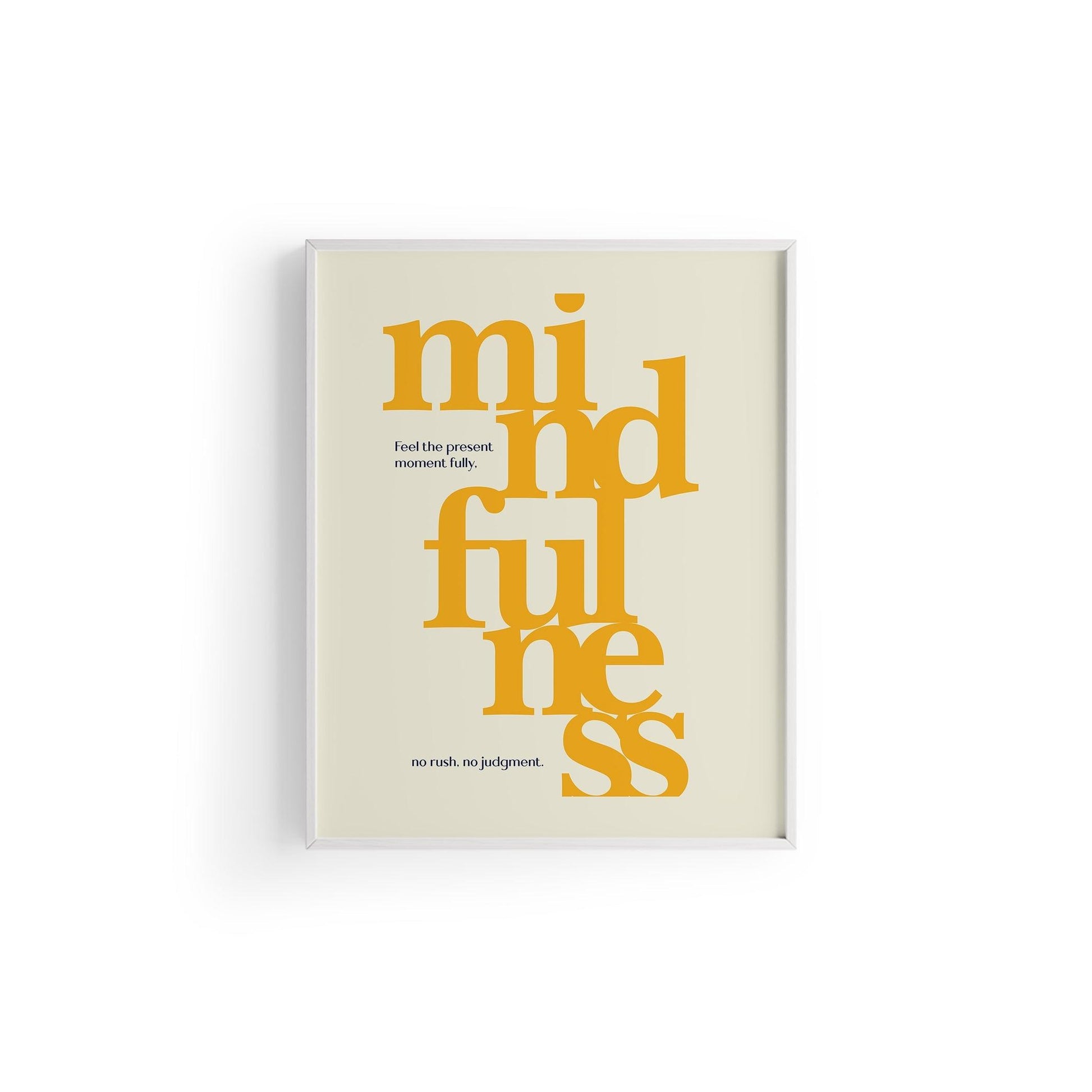 Mindfulness | Tipografi Posteri