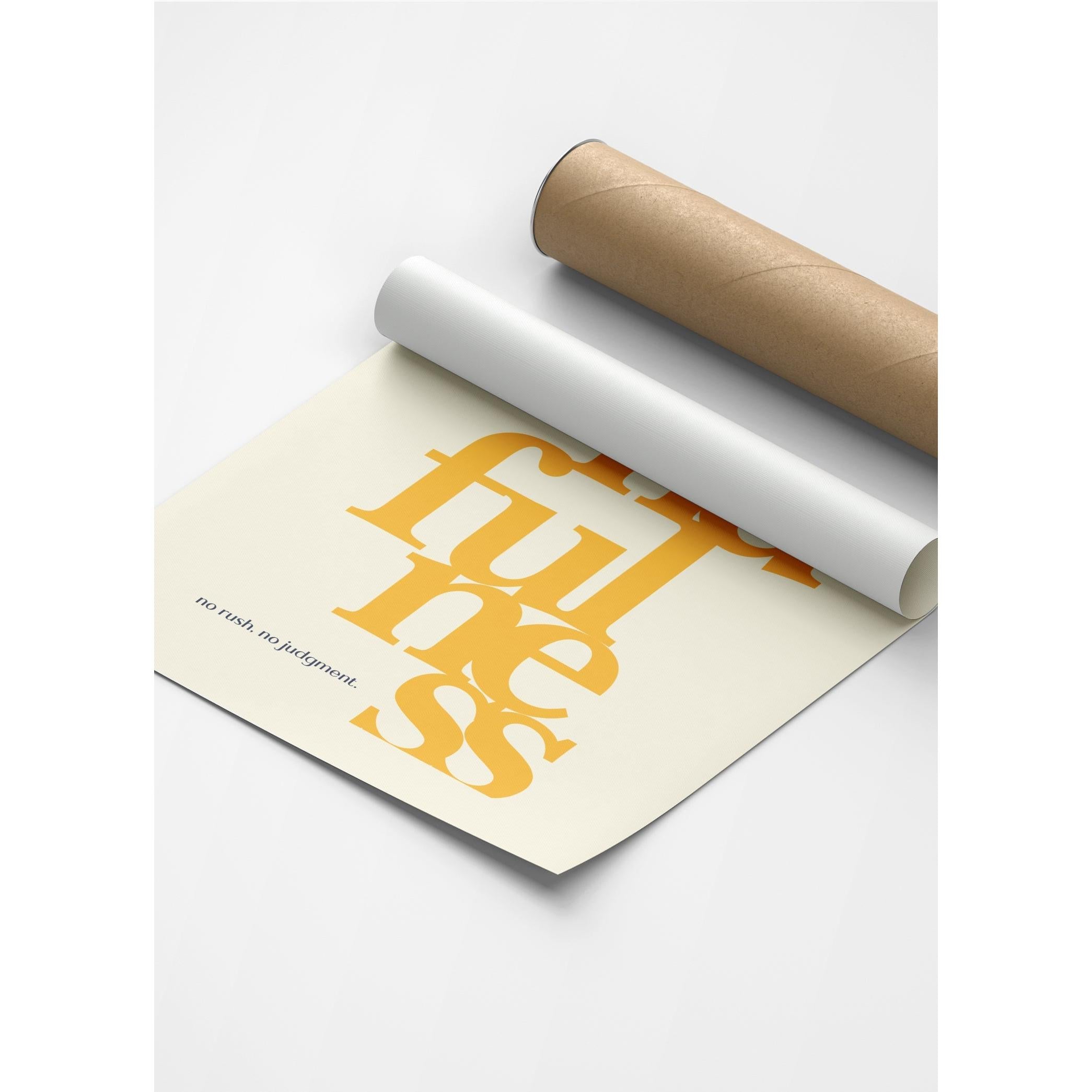 Mindfulness | Tipografi Posteri