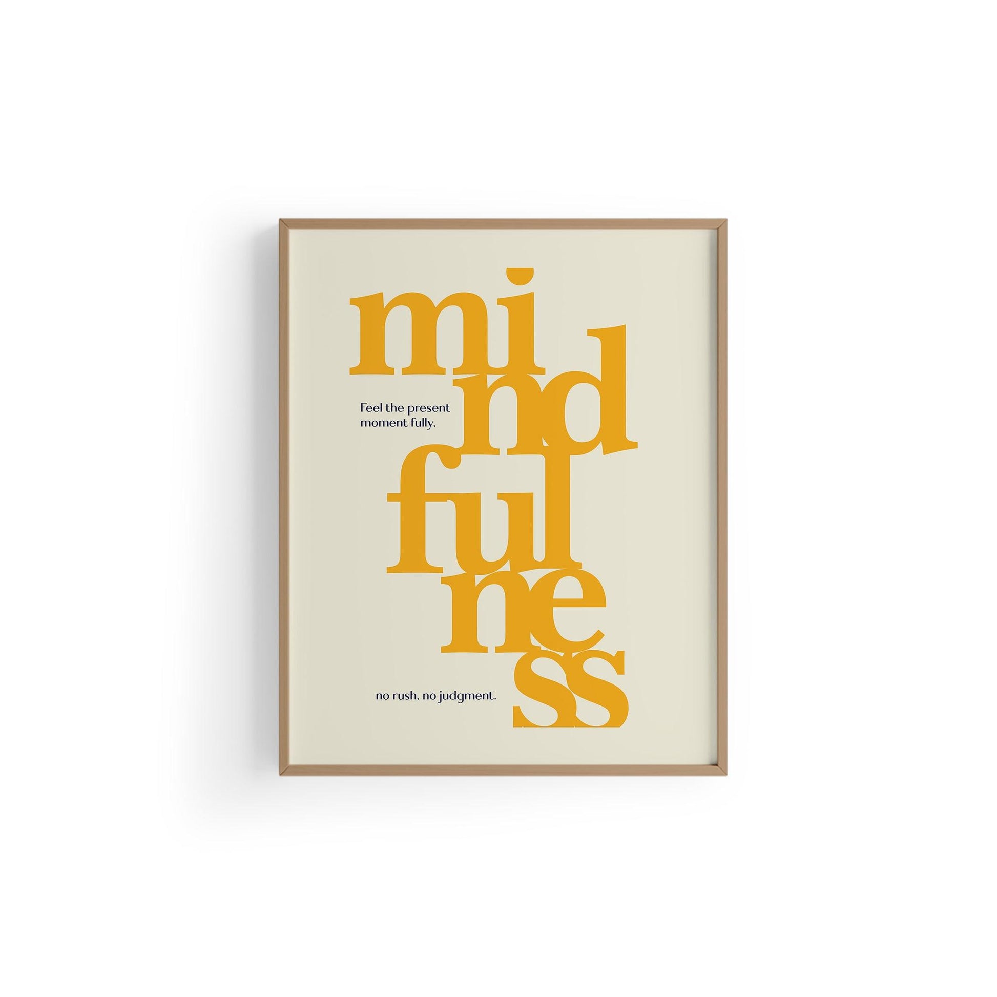 Mindfulness | Tipografi Posteri