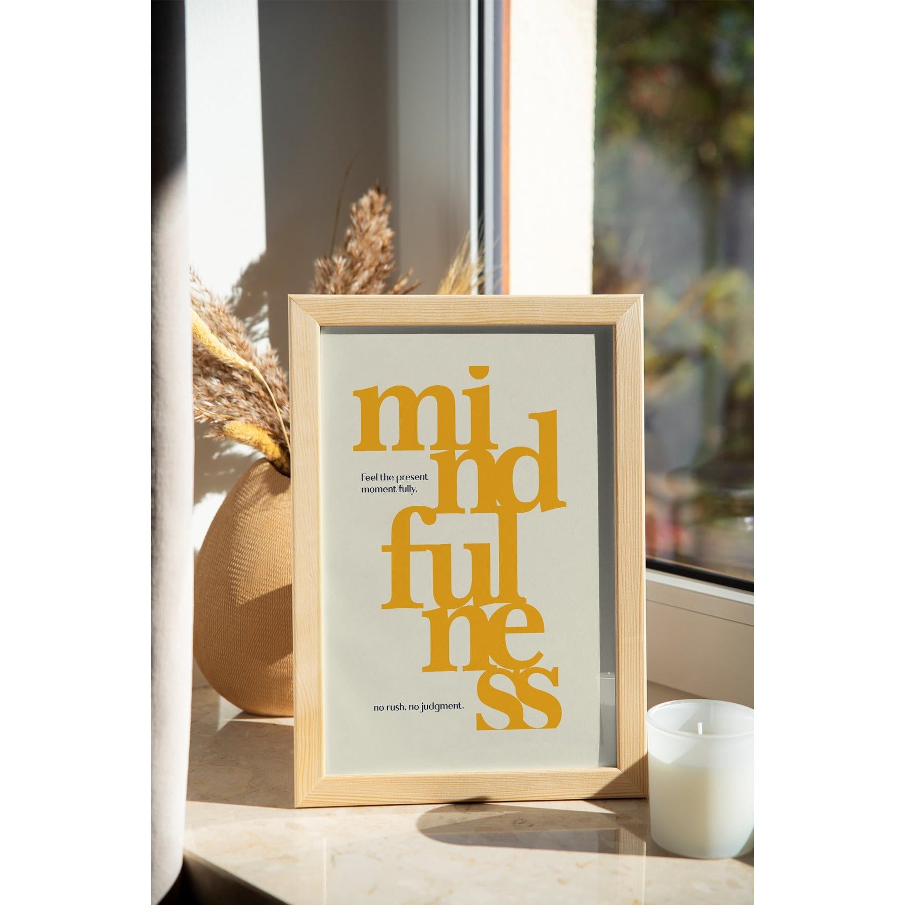 Mindfulness | Tipografi Posteri