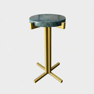 Minik Yan Sehpa-Yan Sehpa-Bej Marble & Design-Verde Guatemala-NowShopFun