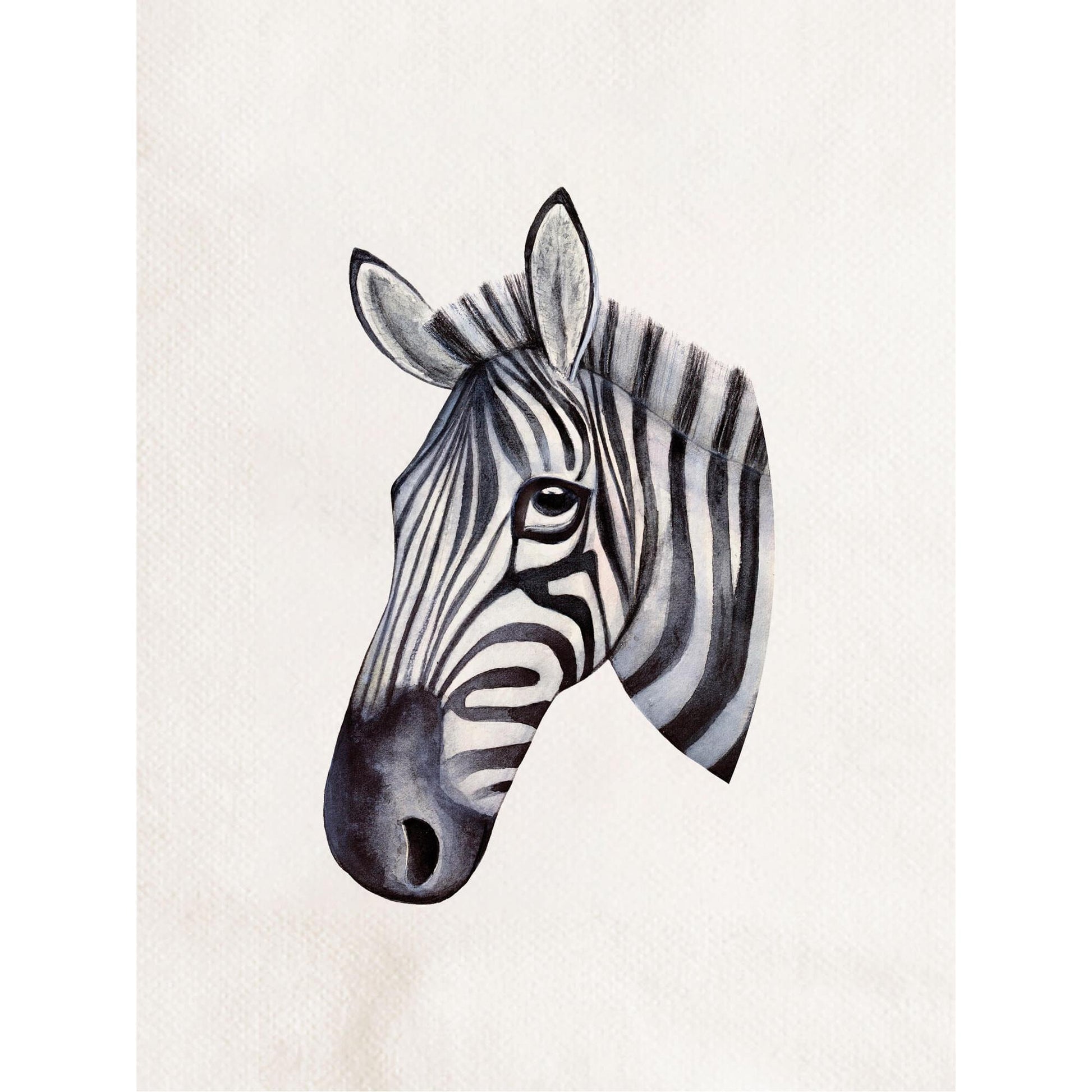 Minimal Hayvan Tabak - Zebra