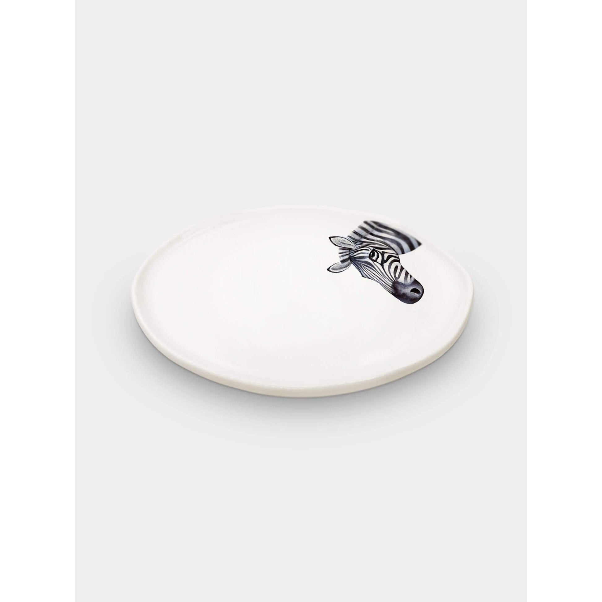 Minimal Hayvan Tabak - Zebra