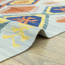 Miraz Geometrik Tasarımlı Yün Kilim 113x172 Cm