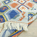 Miraz Geometrik Tasarımlı Yün Kilim 113x172 Cm
