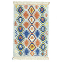 Miraz Geometrik Tasarımlı Yün Kilim 113x172 Cm
