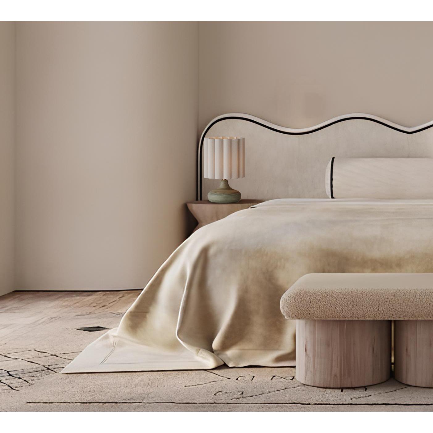 Miu Masif Ahşap Abajur