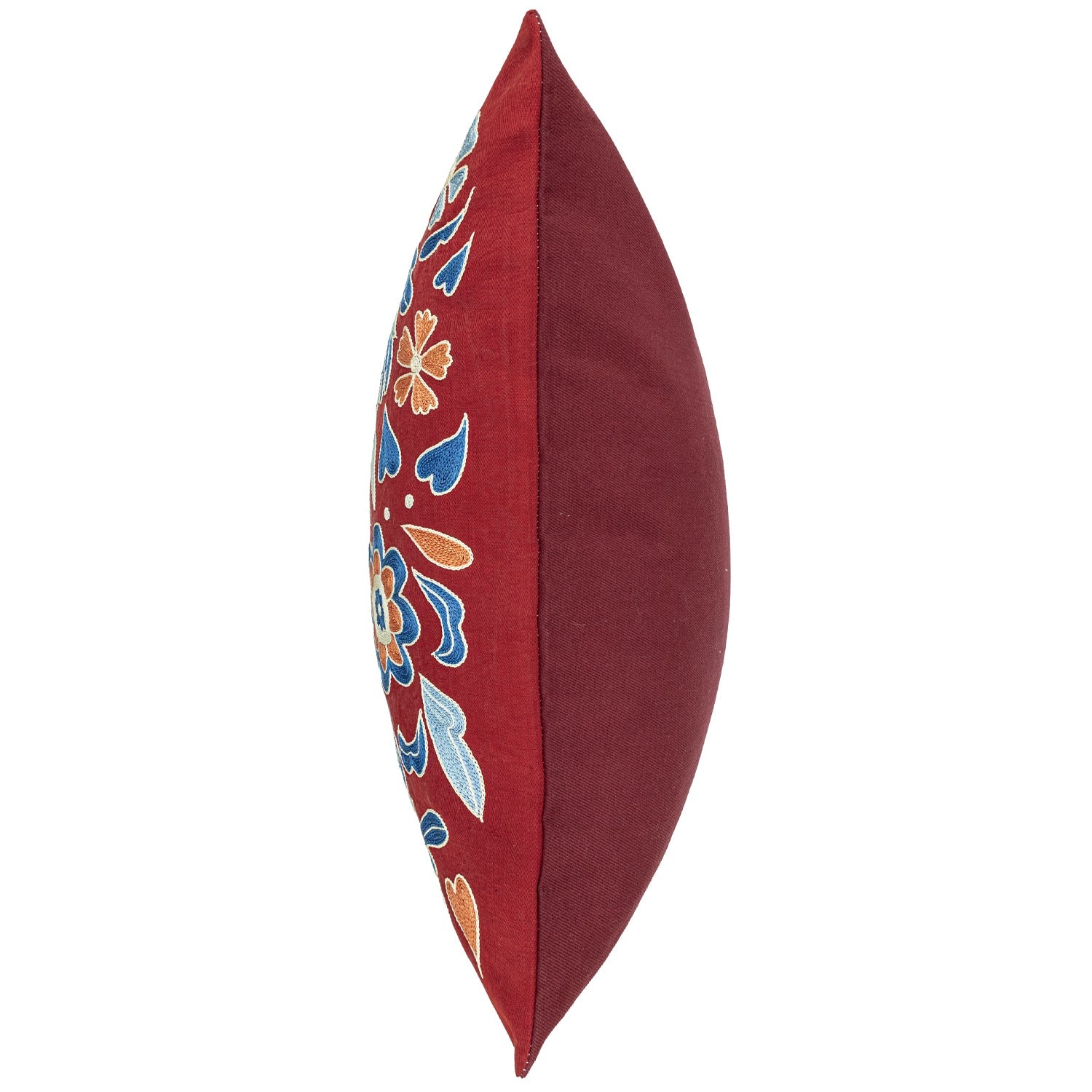 Miyane El Yapımı Kırmızı İpek Kırlent