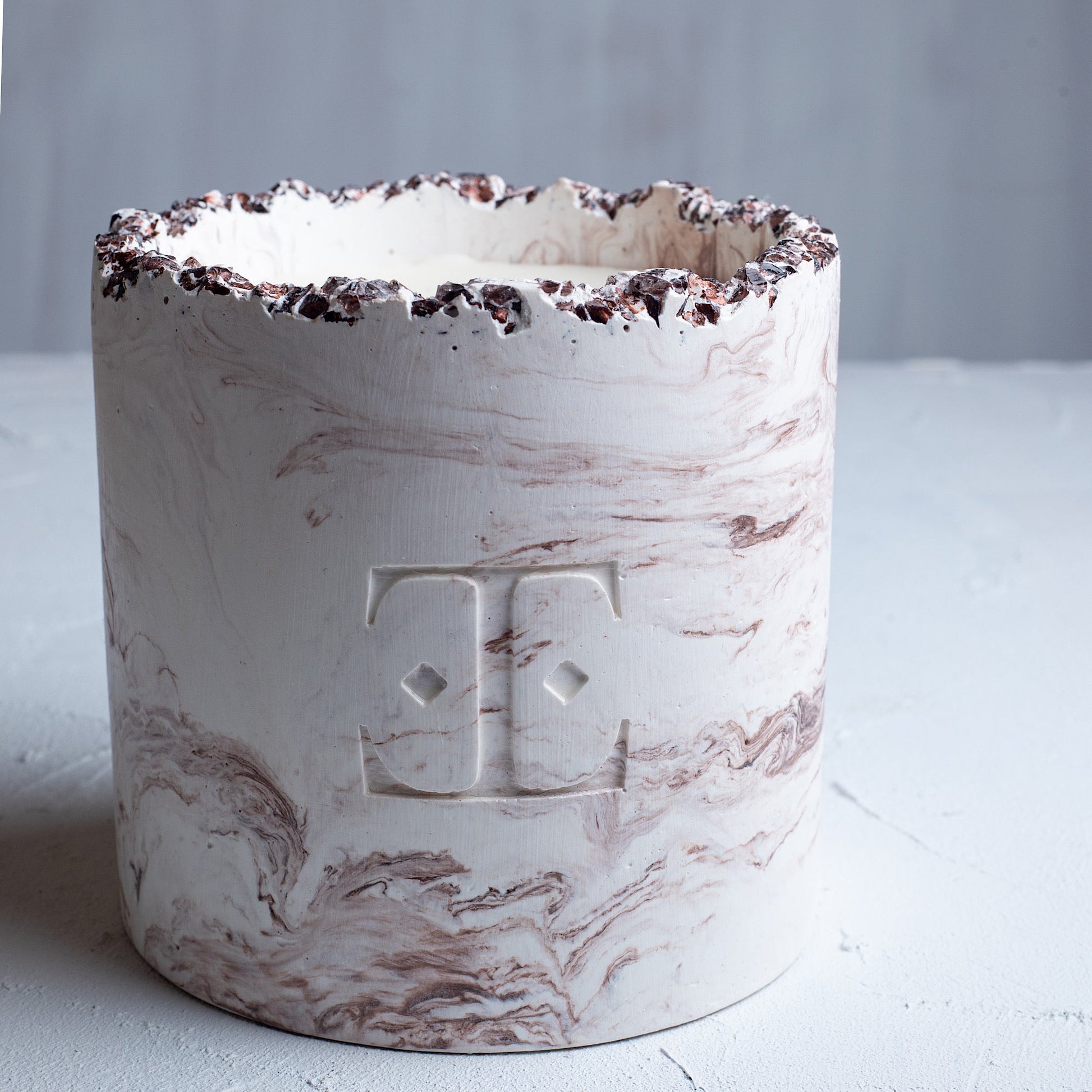 Mocha Dreams Taşlı - Lux Mum (1.2Kg)