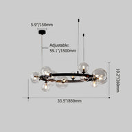 Modern Özel Tasarım Cam Bubble Avize-Avize-Visente Home-24l-NowShopFun