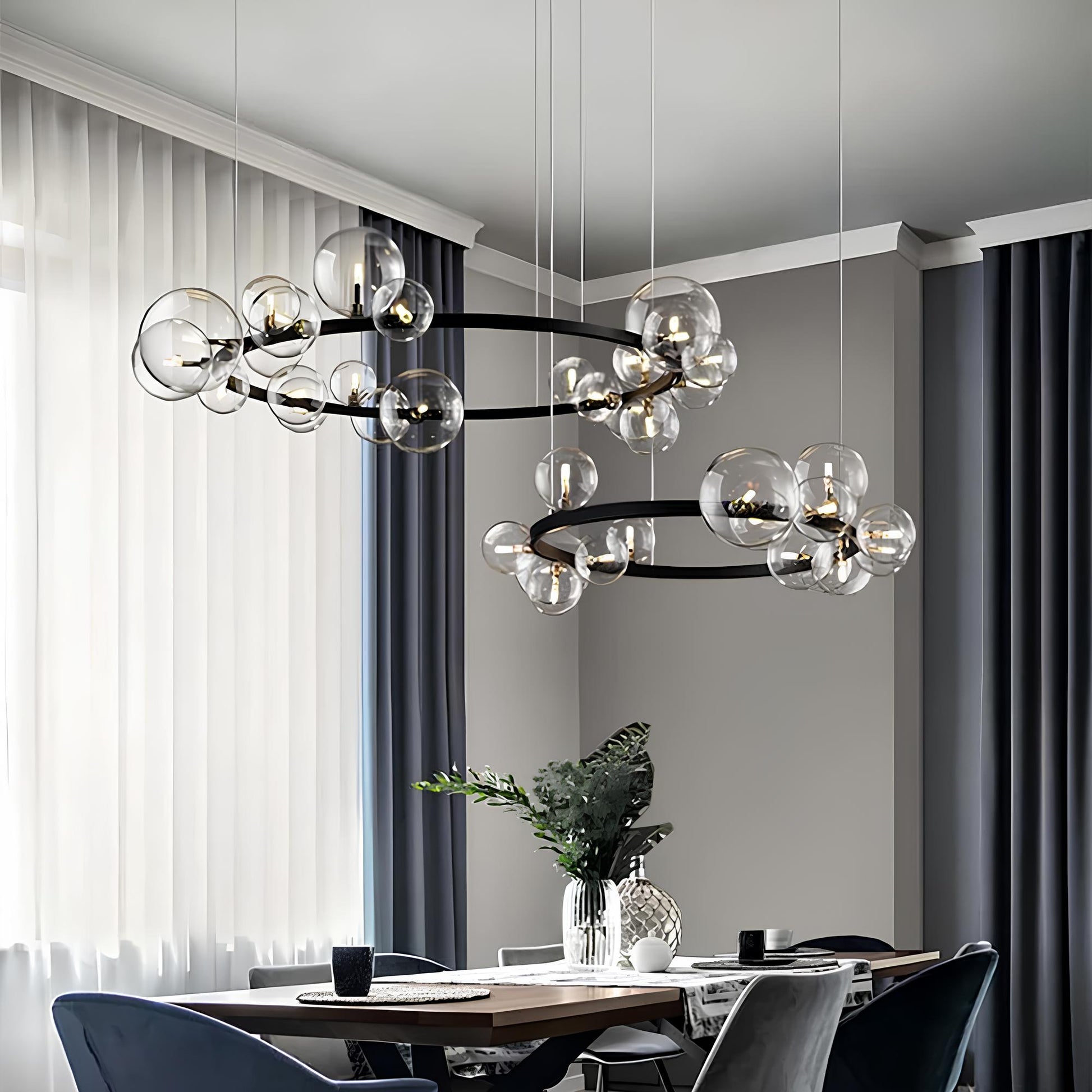 Modern Özel Tasarım Cam Bubble Avize