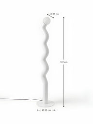 Modern Tasarım Renkli Pipet Lambader-Lambader-Visente Home-Beyaz-NowShopFun