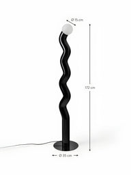 Modern Tasarım Renkli Pipet Lambader-Lambader-Visente Home-Beyaz-NowShopFun