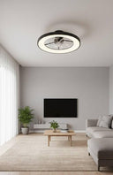 Modern Tavan Fanı Sabit Led Aydınlatma 50 Cm