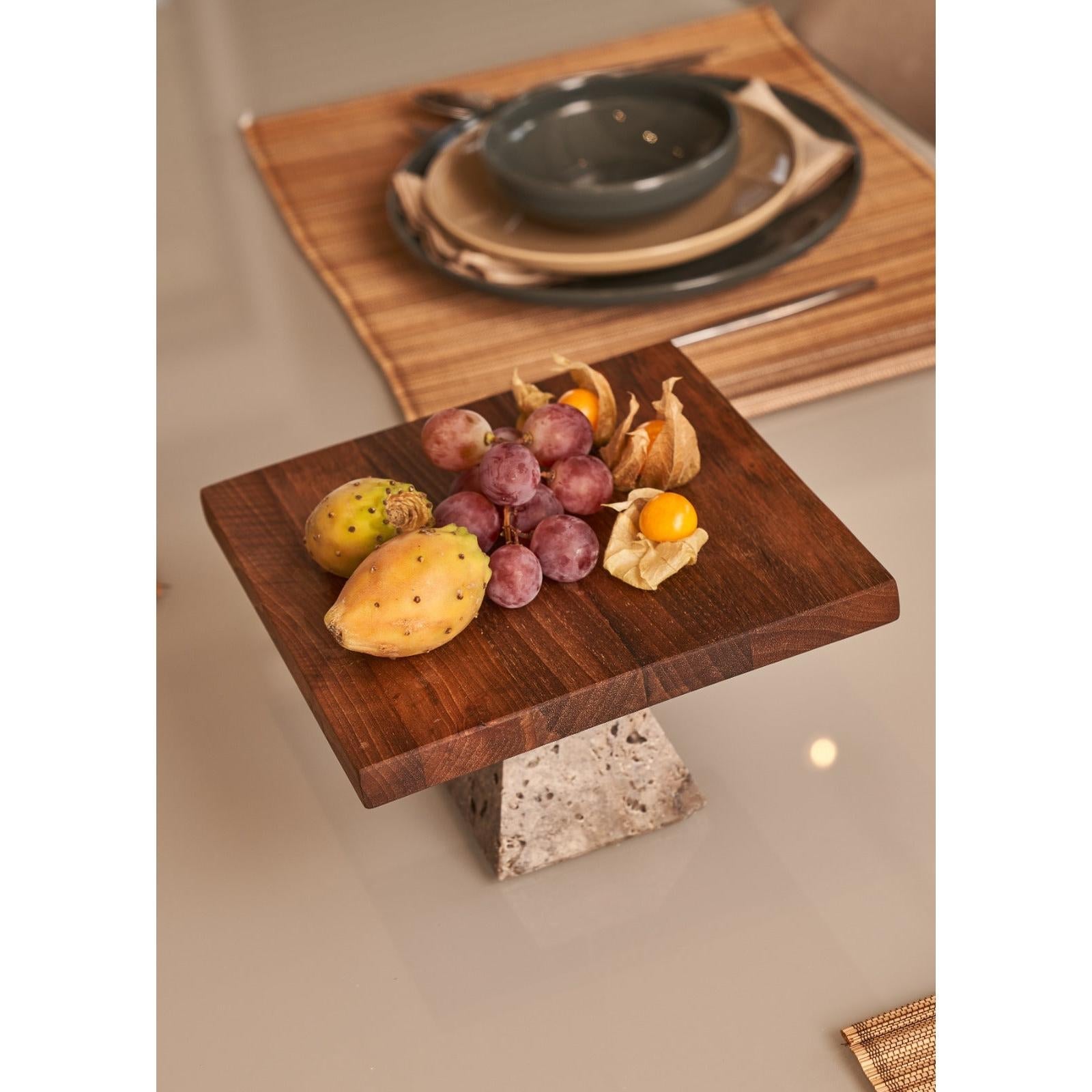 Modra Ceviz Kare Sunumluk