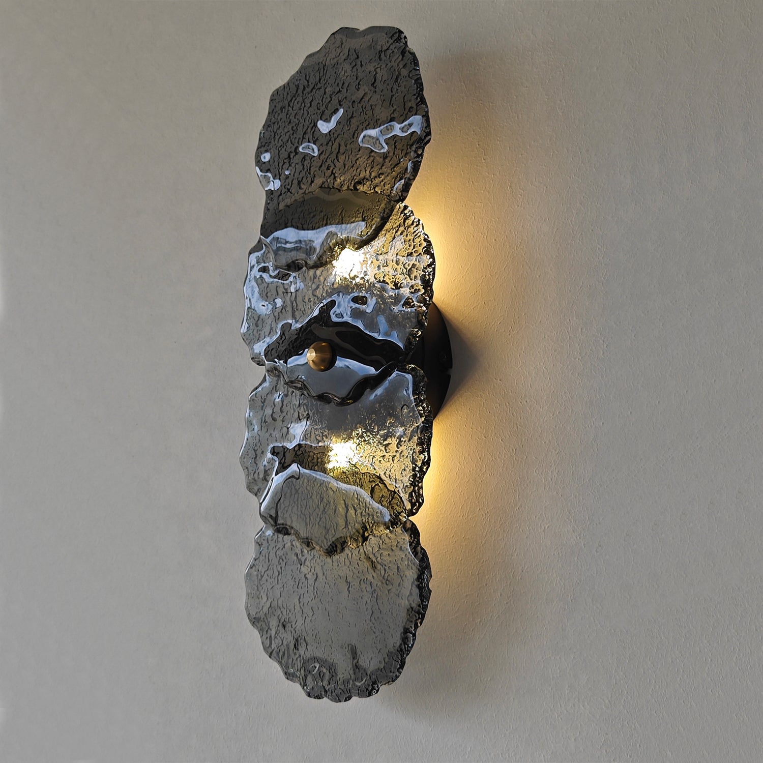 Momento El Yapımı Cam Aplik Füme