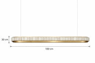 Monera Mermer Avize-Avize-Atolye Store-Yuvarlak 80cm-NowShopFun