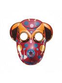 Monkey Mask Hayon Parlak Bordo Dekoratif Obje
