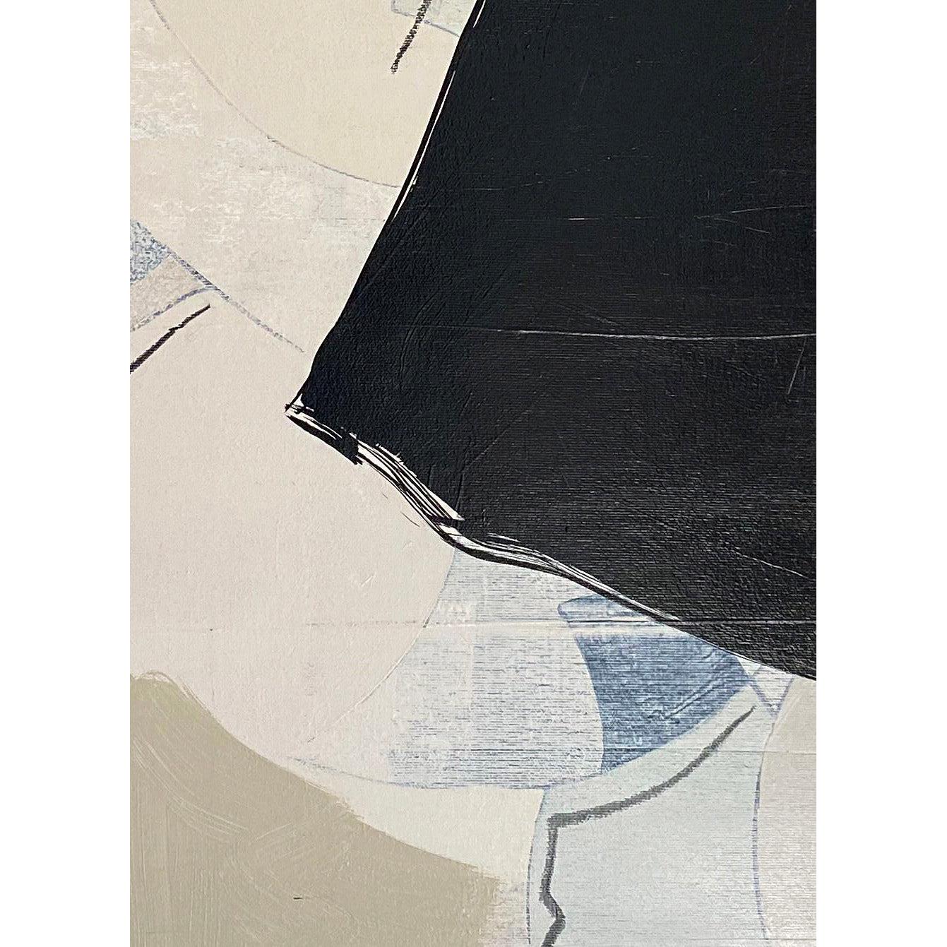 Mono Blocks Kanvas Üzeri Akrilik El Yapımı 2'li Tablo Seti