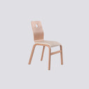 Monoblok Wood Sandalye Naturel