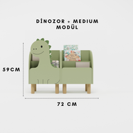 Montessori 2'li Dinazor Kitaplık Seti-Kitaplık-Vuvito-NowShopFun