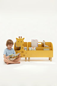 Montessori 2'li Large Zürafa Kitaplık Seti-Kitaplık-Vuvito-NowShopFun