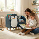 Montessori 2'li Penguen Kitaplık Seti