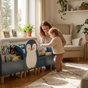 Montessori 3'lü Penguen Kitaplık Seti