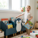 Montessori 3'lü Penguen Kitaplık Seti