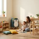 Montessori Penguen Kitaplık